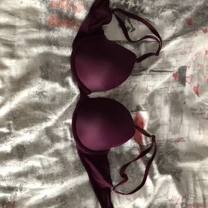 Maroon color bra